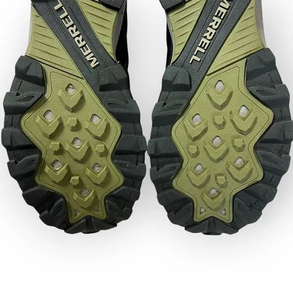 Merrell Speed Strike Mid Weatherproof Trail Hiking Boots MENS 10 Olive Shoes