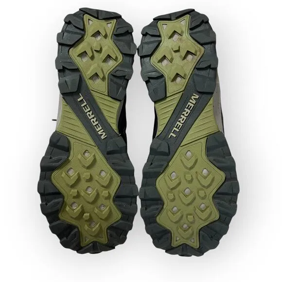 Merrell Speed Strike Mid Weatherproof Trail Hiking Boots MENS 10 Olive Shoes