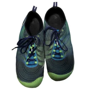Merrell Vapor Glove 2 Mens 12 Barefoot Minimalist Trail Shoes Blue Green FLAWS