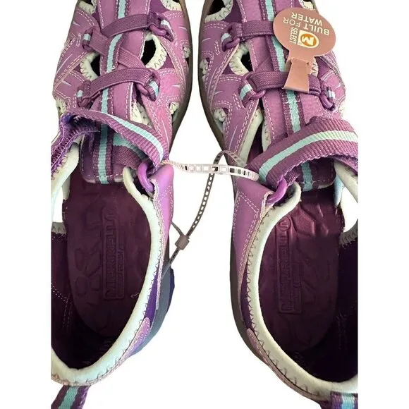 Merrell Women's Hydro Hiker Sandals Sz 6M Purple Outdoor Shoes Water NEW