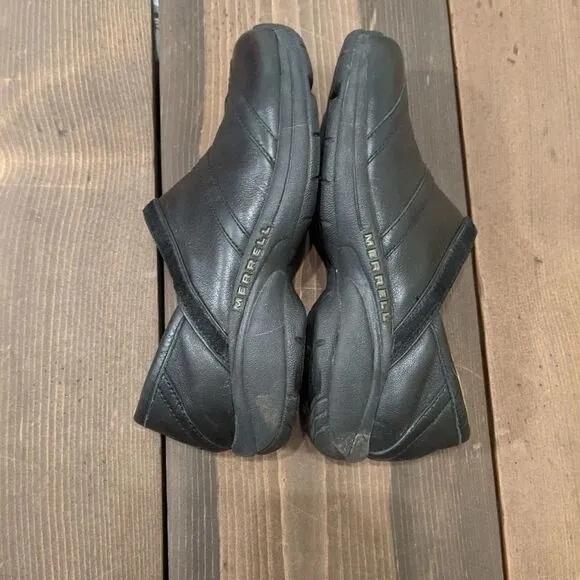 Merrell Primo Patch Black Comfort Clog Shoes sz 7
