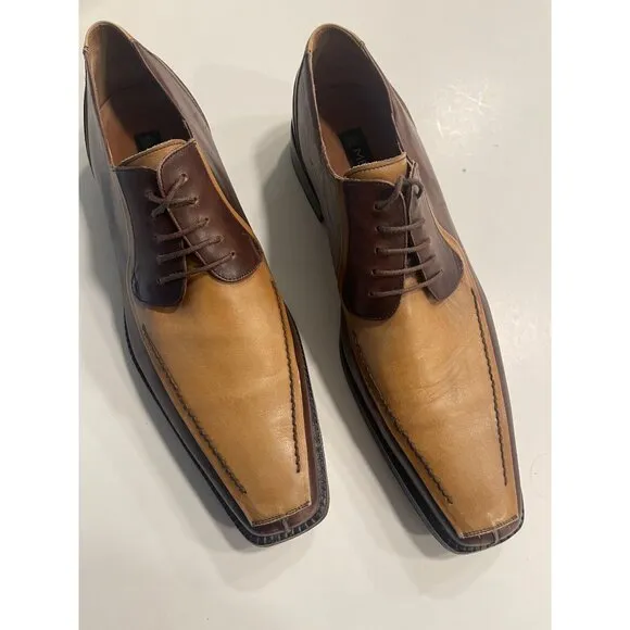 Mezlan Men’s Italian Petrella Oxford Leather Shoes US 13
