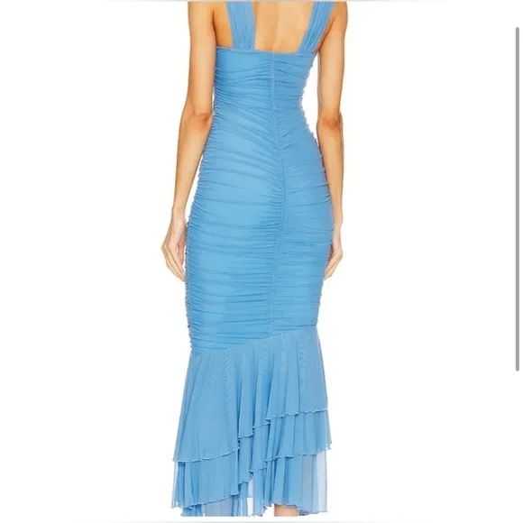Michael Costello x REVOLVE Hilary Gown in Pale Blue SZ XL NWT