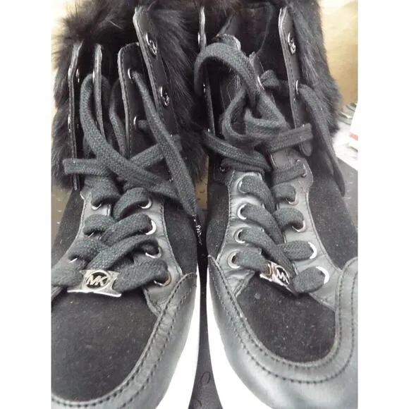 Michael Kors Black Nala Ankle Boots/sneakers Sz7