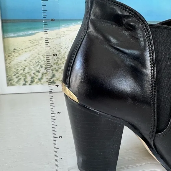 Michael Kors ❤️Women's Black Leather Ankle Boots