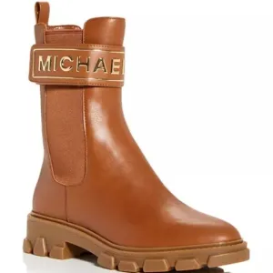 Michael Kors size 7 chelsea cognac brown boots New no box