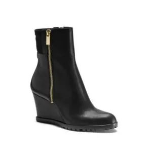 MICHAEL Michael Kors Aileen Vachetta Leather Wedge Ankle Boots