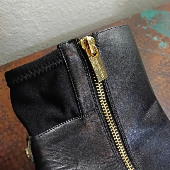MICHAEL Michael Kors Aileen Vachetta Leather Wedge Ankle Boots