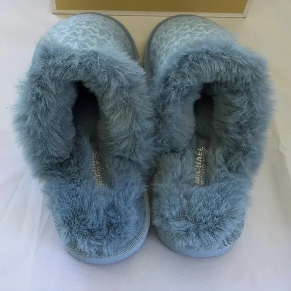Michael Michael Kors Women's Janis Denim Scuff Slippers Size 6M