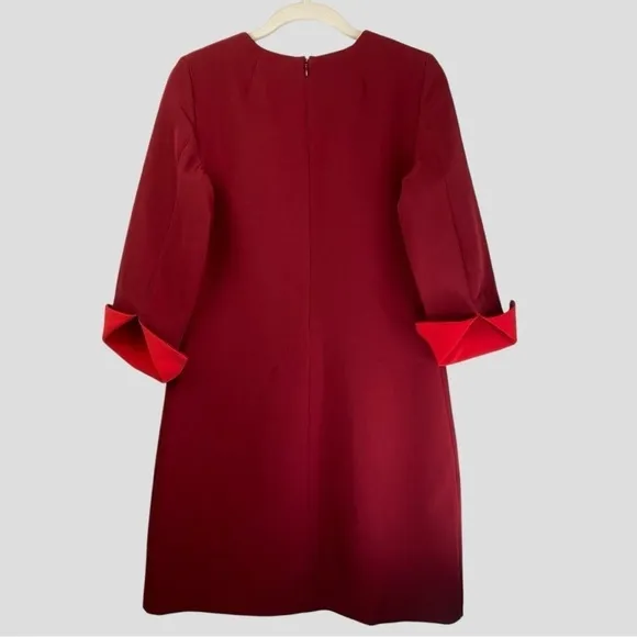 Milly Parisian Women’s Mod Minimalist Crepe Slim Cut Tailored Mini Dress Sz. 2