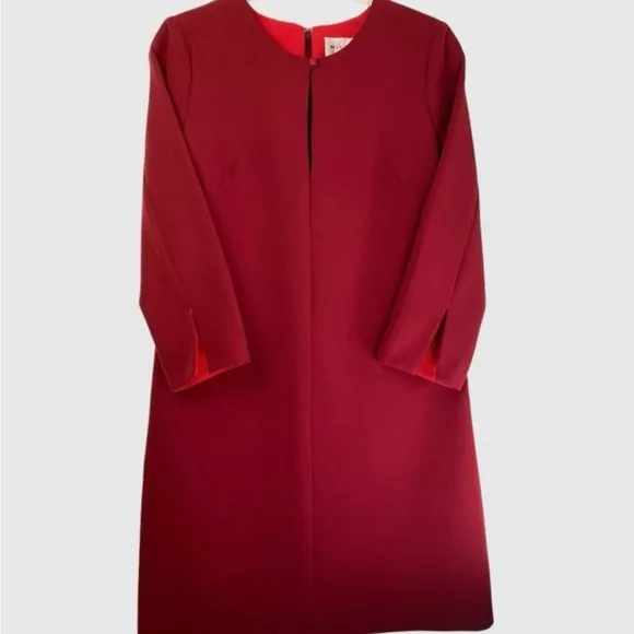 Milly Parisian Women’s Mod Minimalist Crepe Slim Cut Tailored Mini Dress Sz. 2