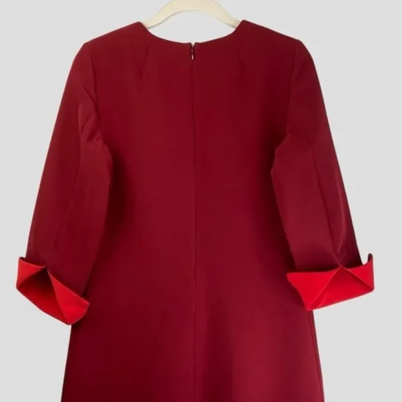 Milly Parisian Women’s Mod Minimalist Crepe Slim Cut Tailored Mini Dress Sz. 2