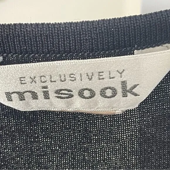 Misook Sleeveless Sheath Knit Dress, Minimalist Quiet Luxury Career Cocktails, S