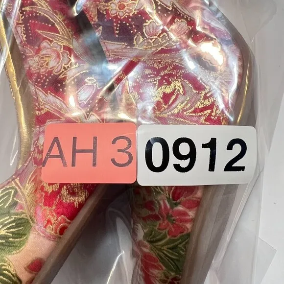 Miss me romantic chic flounce floral pump womens shoes heels Y2K luxury Sz10.