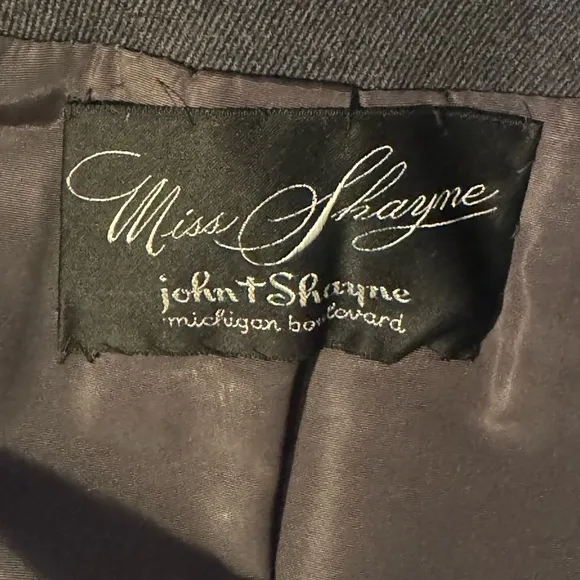 Miss Shayne luxury Dress/ over coat with Fur lining