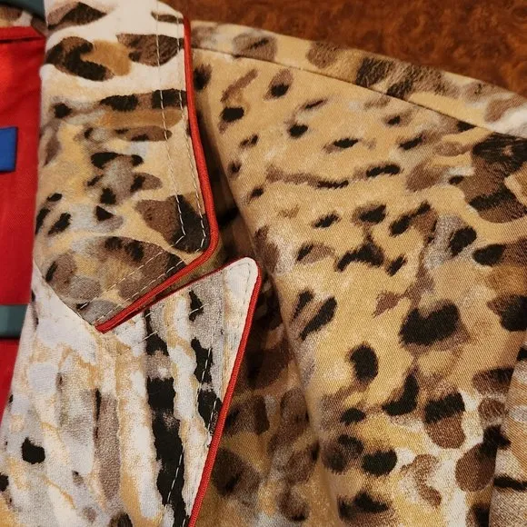 Mixed Leopard/Cheetah Print Blazer from Escada Sport