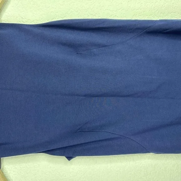 MM LaFleur Dress Womens Size 6 Blue Sleeveless Office Business Minimalist Sheath