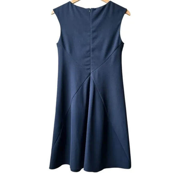 MM Lafleur The Pauline Dress A-Line Navy Blue Minimalist Size 4