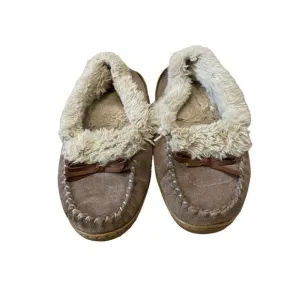 Moccasin Slippers Faux Fur Furry Winter Workwear Work
