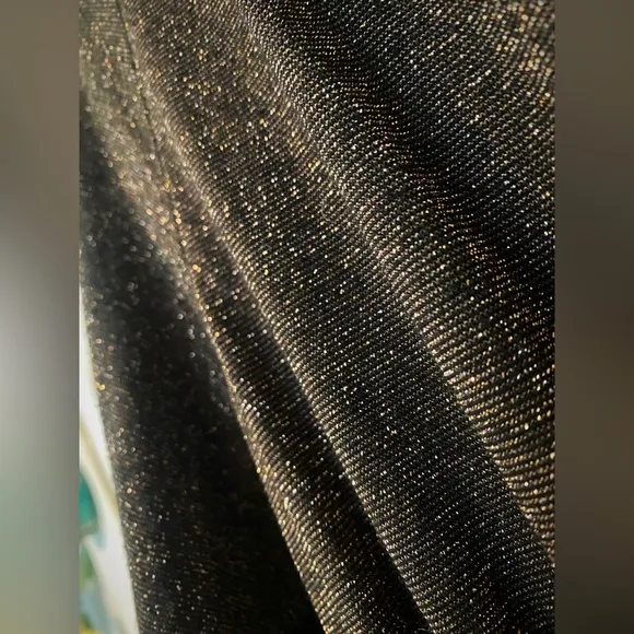 Momoni Italian Luxury Tan Sparkle Midi Dress (Retail $693)