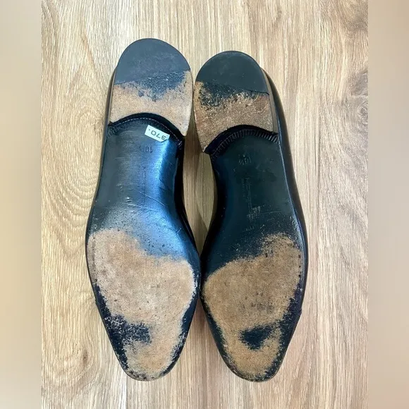 Moreschi Men Shoes-Cayman belly Toe Shoes Toe Cap  Black Size 10.5 EUC