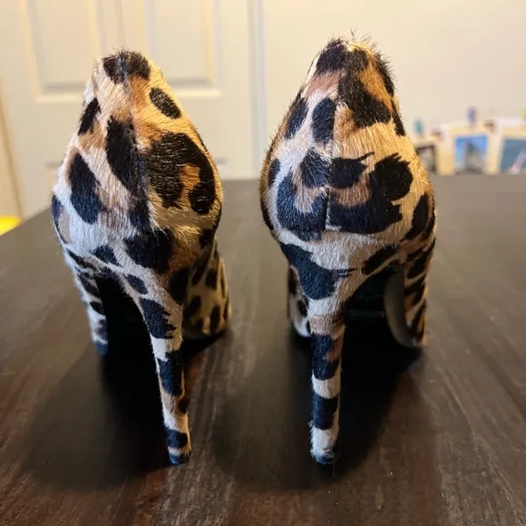 Moschino Women's Leopard Print Heels