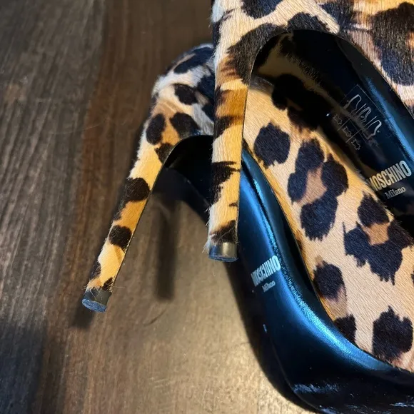 Moschino Women's Leopard Print Heels
