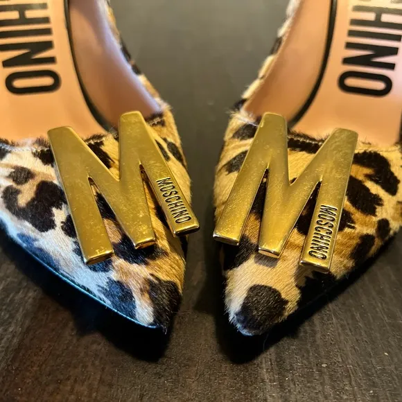 Moschino Women's Leopard Print Heels