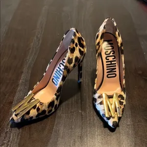 Moschino Women's Leopard Print Heels