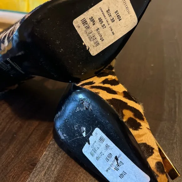 Moschino Women's Leopard Print Heels