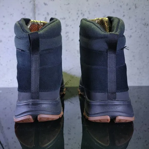 MSRP $169 Columbia Cushioning Mid Top Outdoor Boots Sz 14 Black