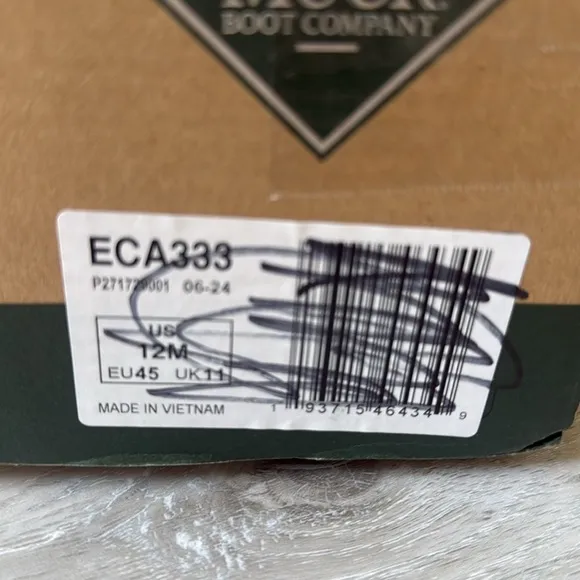 Muck Boot Co. Edgewater Classic Ankle Boot 12M Green NWT in box