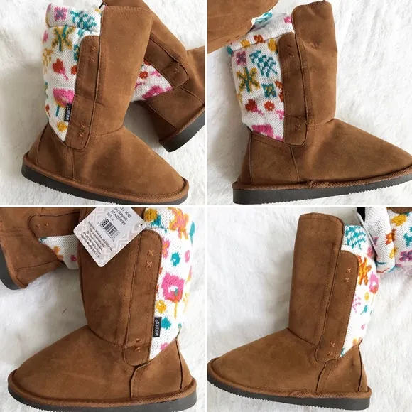 Muk Luks | Girls’ ‘Stacy’ Faux Fur Lined Boots NWT