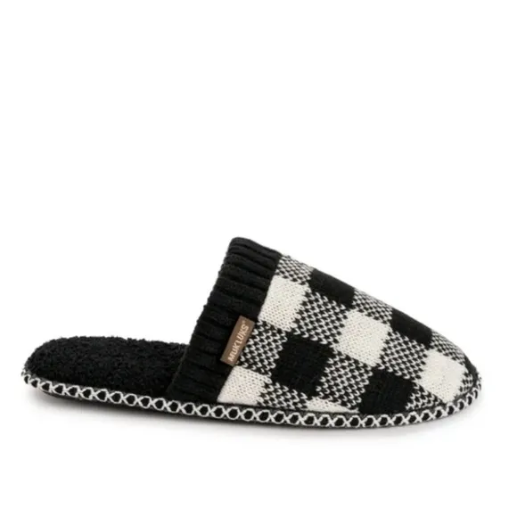 MUK LUKS Men’s Slippers Gift Set Buffalo Check