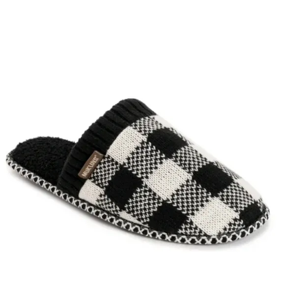 MUK LUKS Men’s Slippers Gift Set Buffalo Check