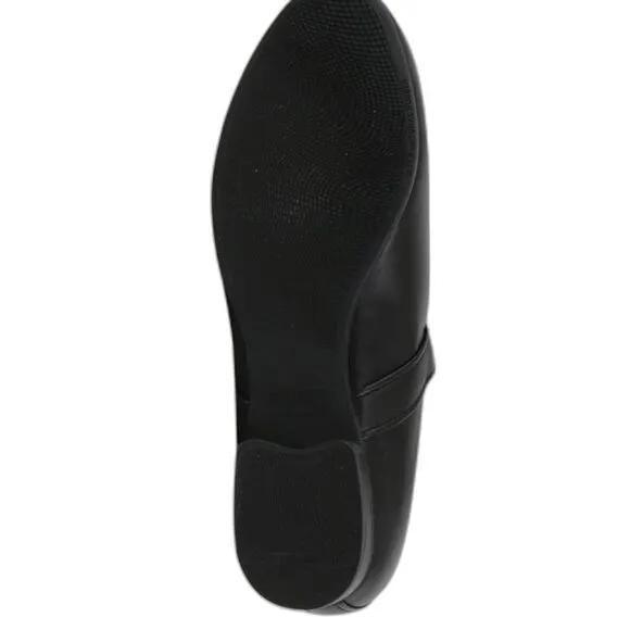 Munro Black Leather MJ Flat Mary Jane Shoes A11-2. Size 8.5M. New without box