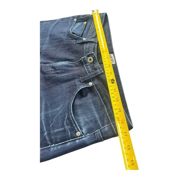 Naked and Famous Men's Neppy Blue Wash Denim Jeans &quot;Skinny Guy&quot; Size 34 Preppy