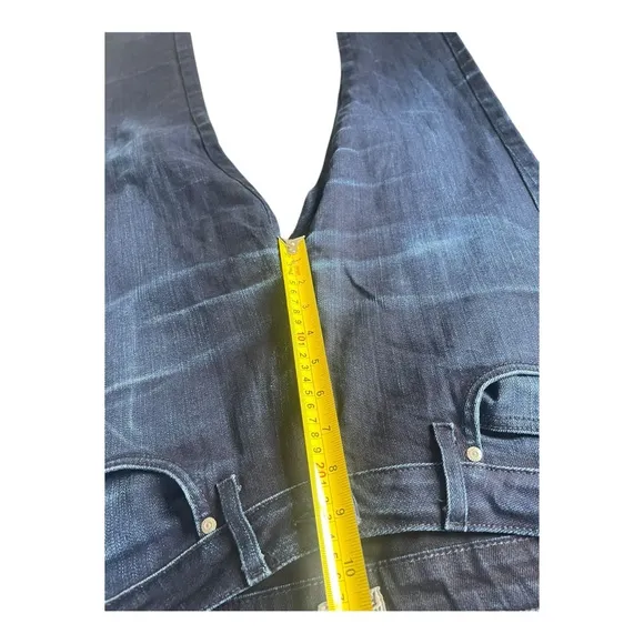 Naked and Famous Men's Neppy Blue Wash Denim Jeans &quot;Skinny Guy&quot; Size 34 Preppy
