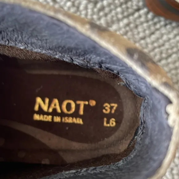 NAOT Brown Leather Ankle Boots