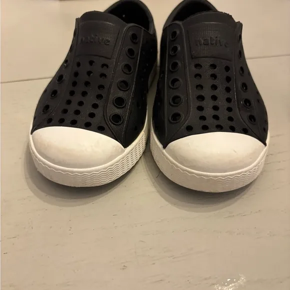 Native Kids Shoes - Jefferson in White, Black, and Gray lot of 3 pair! Size 6