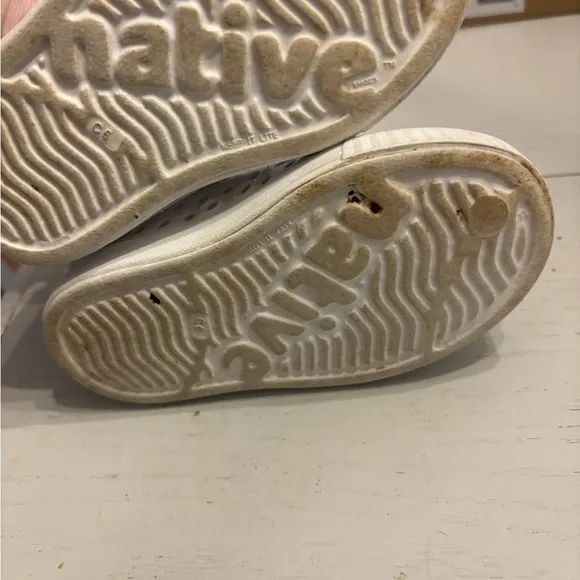 Native Kids Shoes - Jefferson in White, Black, and Gray lot of 3 pair! Size 6