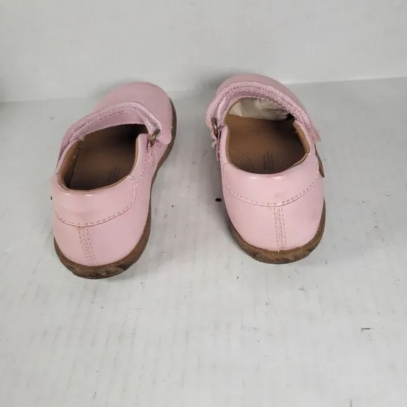 Naturnino Girls Pink Dressy Formal Toddler Mary Jane Hook &amp; Eye Shoes Size 24