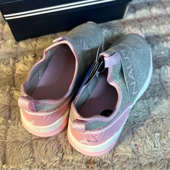 Nautica Light Up Alois Girl Sneakers Size 2 Sparkle