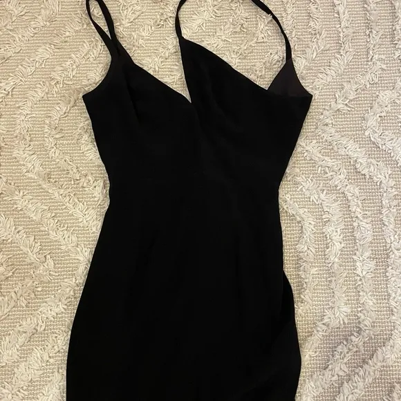 NBD x Naven Twins Revolve Mini Black Dress