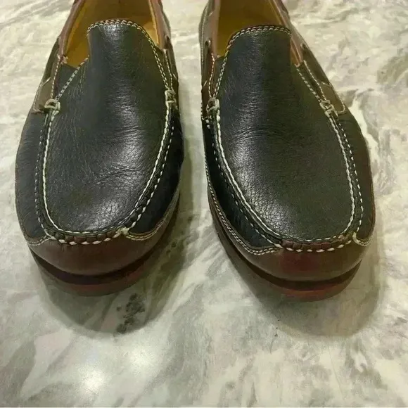 Neil M. Loafers Mens Size 9.5 Casual Comfort Shoes Mocs Brown Leather Vacation
