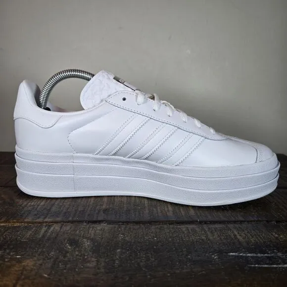 NEW Adidas Gazelle Bold Womens Size 11 Platform Sneakers Shoes White IE5130