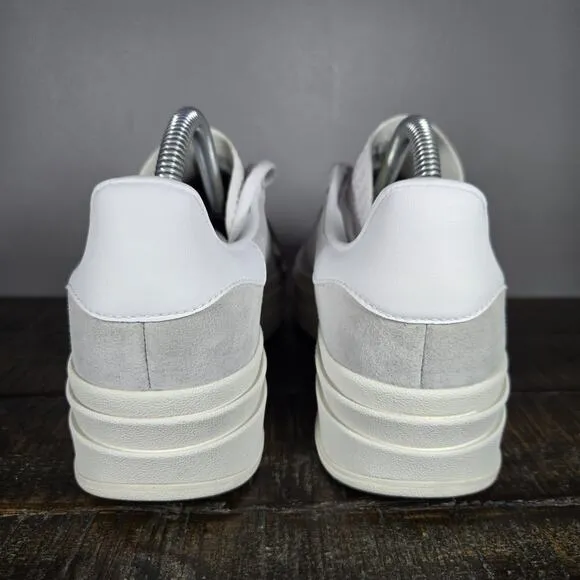 NEW Adidas Gazelle Bold Womens Size 8.5 Platform Sneaker Shoes Gray White HQ6893