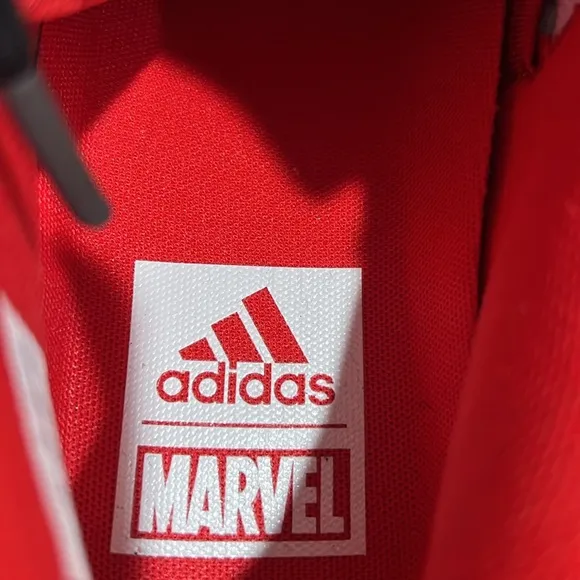 New Adidas Marvel Antman Anthony Edwards Basketball Star ⭐️ Black &amp; Red Sneakers