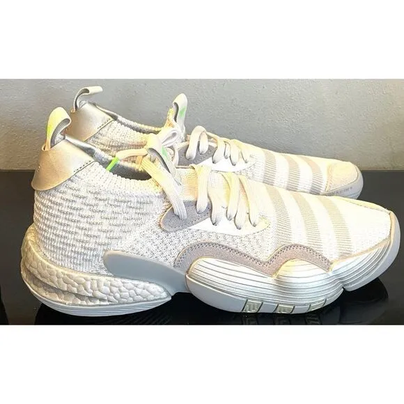 New Adidas Mens Adidas Trae Young 2 Low Dash Grey Basketball Shoes M 11 W 12