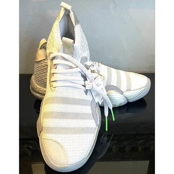 New Adidas Mens Adidas Trae Young 2 Low Dash Grey Basketball Shoes M 11 W 12